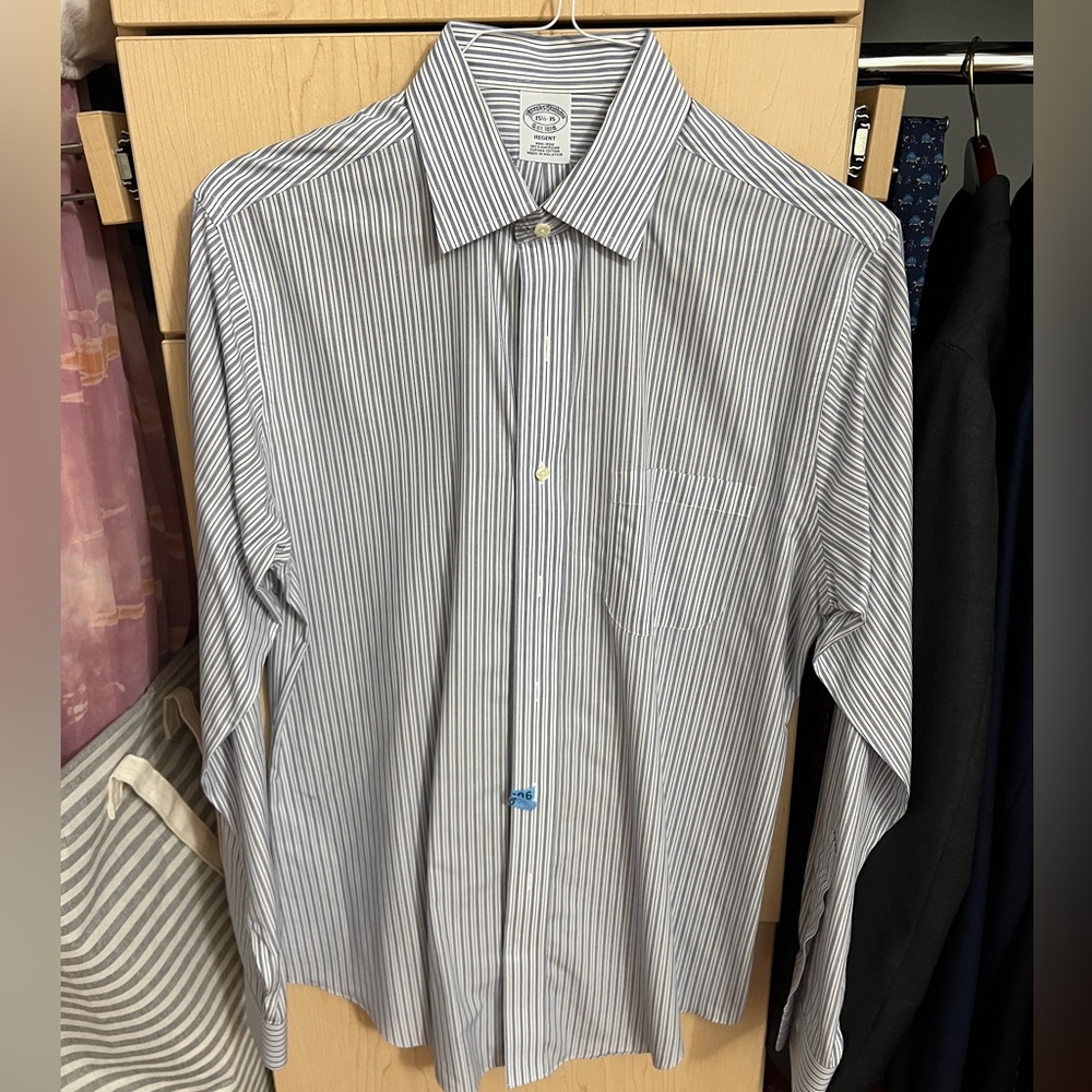 Brooks Brothers Mens Dress Shirt 15H - 35